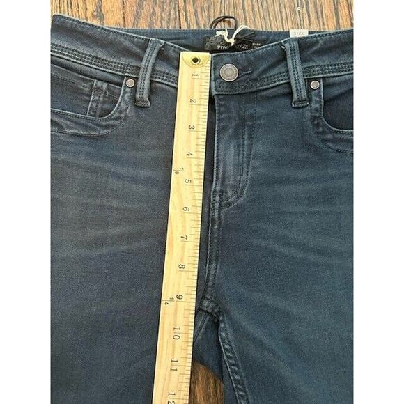 NWT Prana Soma Jeans Skinny Mid Rise Whisker Denim Stretch Tinted Blue Size 6 - Picture 9 of 9